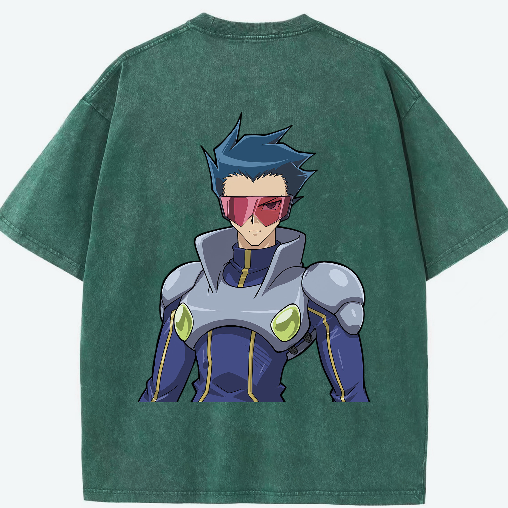 （画像用） 遊☆戯☆王 Yu-Gi-Oh! 綿100% ヴィンテージ風 半袖Tシャツ（背面プリント）